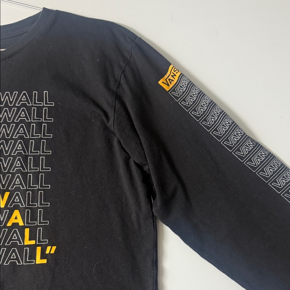 Vans Black Long Sleeve with Yellow Graphic - Picture 5 of 12